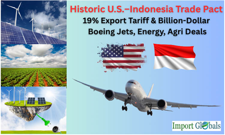 Historic U.s.– Indonesia Trade Pact: 19% Export Tariff & Billion-dollar Boeing Jets, Energy, Agri Deals
