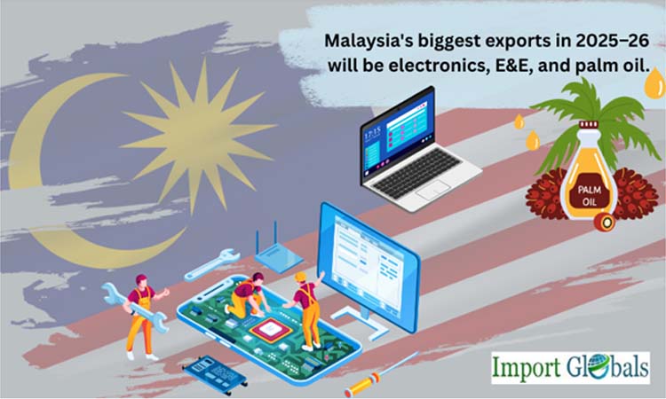 Malaysia's Biggest Exports in 2025–26 Will Be Electronics, E&e, and Palm Oil